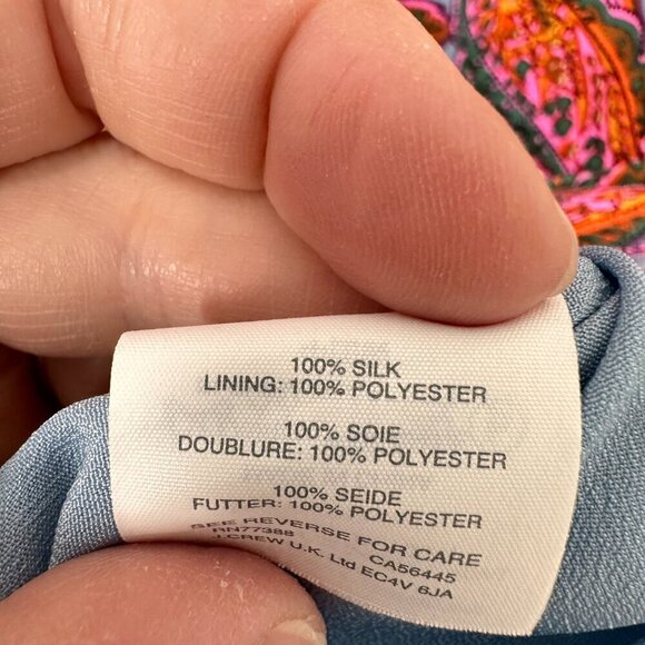 J. Crew Size 14 Pink 100% Silk Flutter Sleeve Mini Dress Wedding Guest - Picture 4 of 6